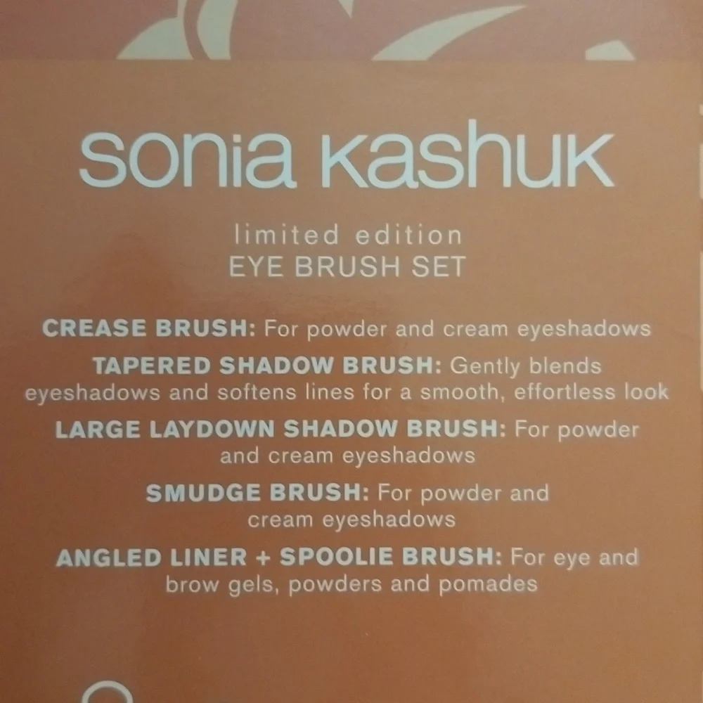 Sonia Kashuk Limited Edition Eye Makeup Brush Set - 5ct NEW SEALED